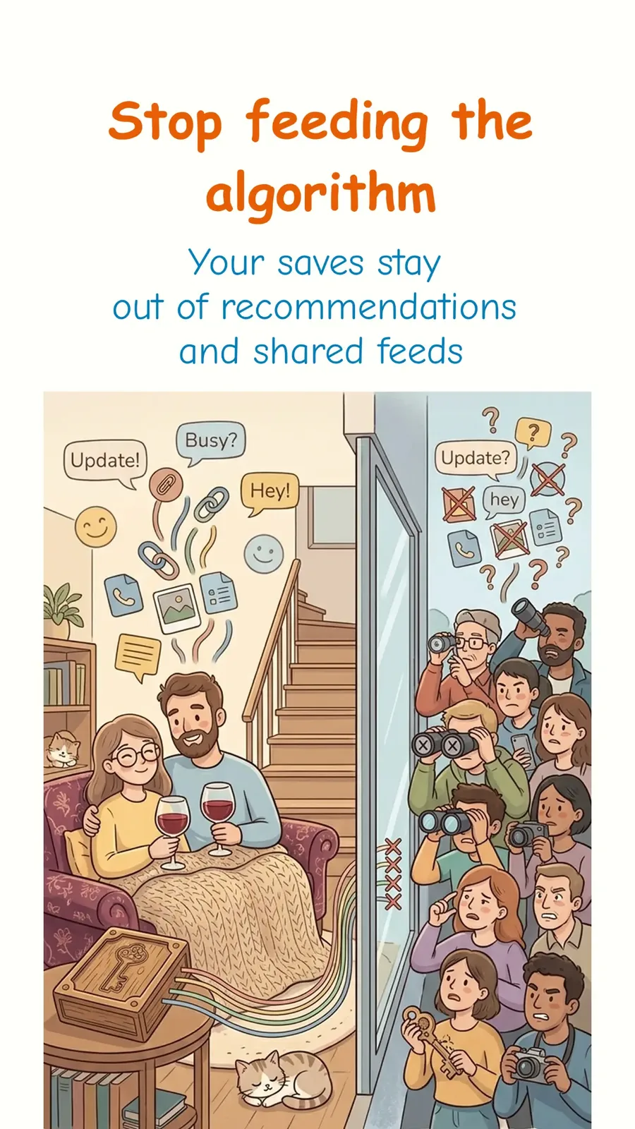 Stop feeding the algorithm