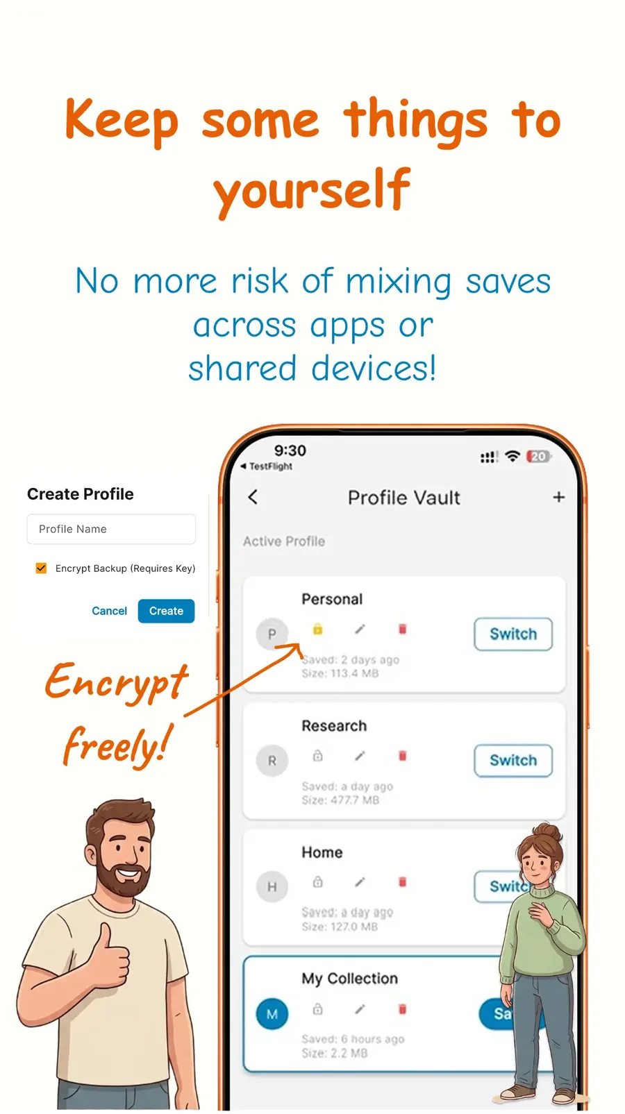 Keep some things to yourself